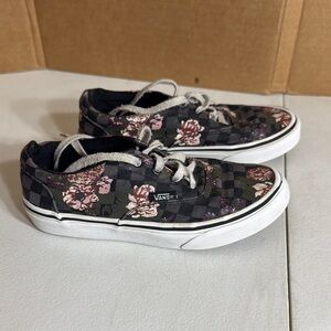Vans Girls Floral Checkered‎ Sneakers